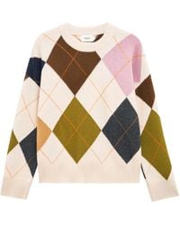 Pringle of Scotland - Crew-Neck Argyle Sweater - Lyst