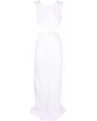 Alberta Ferretti - Cut-Out Long Dress - Lyst