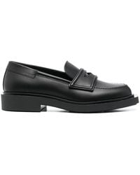 3Juin - Almond-Toe Leather Loafers - Lyst