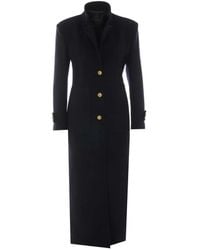 Pinko - Button-Up Single-Breasted Coat - Lyst