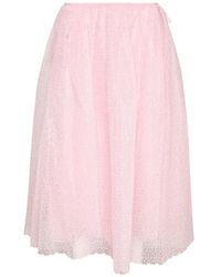 Cecilie Bahnsen - Bala Midi Skirt - Lyst