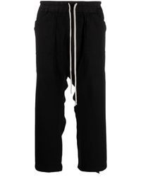 Rick Owens - Drawstring Organic Cotton Drop-crotch Trousers - Lyst