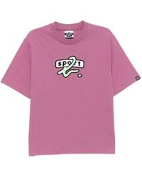 SPORT b. by agnès b. - Logo-Embroidered T-Shirt - Lyst