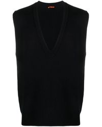 Barena - V-neck Ribbed-knit Wool Vest - Lyst