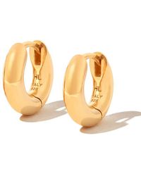 Hatton Labs - Plated Thick Hoop Earrings - Lyst