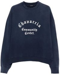 Willy Chavarria - Hooligan Crew-Neck Sweater - Lyst