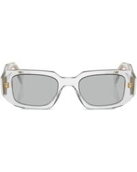 Prada - Prada PR 17WS Sonnenbrille mit ovalem Gestell - Lyst
