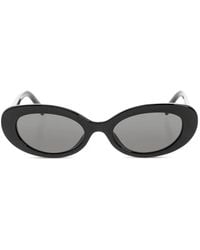 Dolce & Gabbana - Devotion Sonnenbrille Mit Ovalem Gestell - Lyst