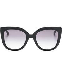 Longchamp - Gafas de sol oversize con montura cat eye - Lyst