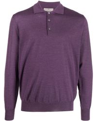 Canali - Long-sleeved Polo Shirt - Lyst