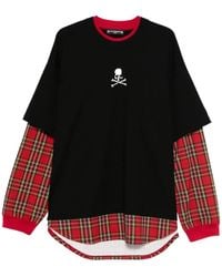 Mastermind Japan - チェック ロングtシャツ - Lyst