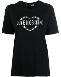 Love Moschino - Logo-print Short-sleeve T-shirt - Lyst