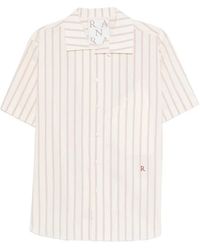 RANRA - Striped Button Shirt - Lyst