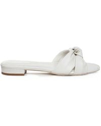 Ginissima - Sofia Knot-Detail Leather Sandals - Lyst
