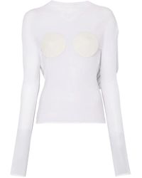 Jean Paul Gaultier - Top A Maniche Lunghe - Lyst