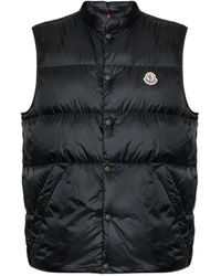 Moncler - Sleeveless Logo Jacket - Lyst