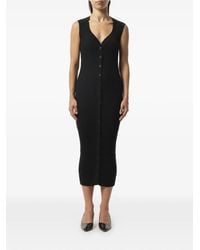 Givenchy - Ribbed-Knit Fitted Dress - Lyst