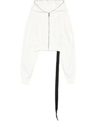 Rick Owens - Hooded Zip-Up Top - Lyst
