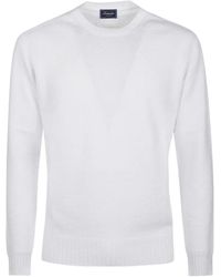 Drumohr - Crew-Neck Knitted Sweater - Lyst