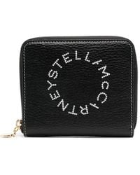 Stella McCartney - Logo-print Detail Zipped Wallet - Lyst