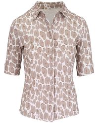 Majestic Filatures - Leopard-Print Button-Down Shirt - Lyst