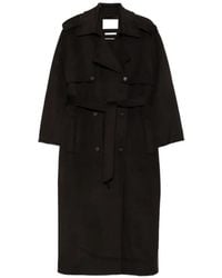 IVY & OAK - Double-Breasted Belted Coat - Lyst