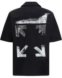 Off-White c/o Virgil Abloh - Metal Arrow Bowling Shirt - Lyst