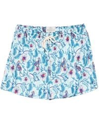 Peninsula - Floral-Print Swim Shorts - Lyst