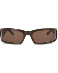 Balenciaga - Bb-Logo Rectangle Sunglasses - Lyst