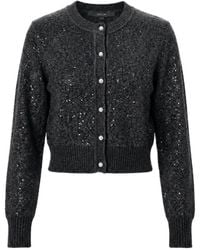 Toccin - Mollie Sequin-Embellished Cardigan - Lyst