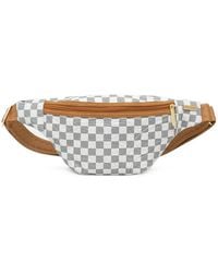 Sprayground - Sac Banane À Carreaux Et Logo Embossé - Lyst