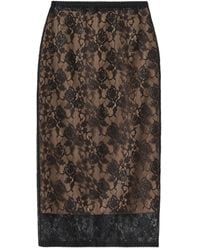 Self-Portrait - Lace Skirt - Lyst