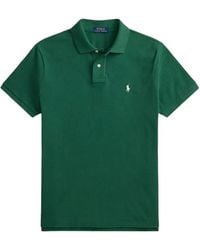Polo Ralph Lauren - Logo-Embroidered Mesh Polo Shirt - Lyst