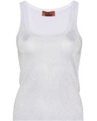 Missoni - Sleeveless Lurex Tank Top - Lyst