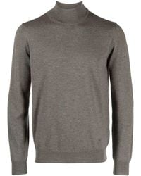 Corneliani - Pull En Laine Vierge À Col Montant - Lyst