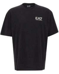 EA7 - Visibility Logo Graphic T-Shirt - Lyst