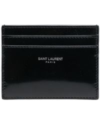 Saint Laurent - Porte-cartes Paris en cuir - Lyst