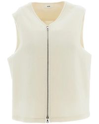 Rier - Zip-Up Wool Gilet - Lyst