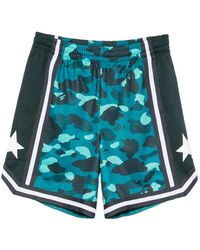 A Bathing Ape - Bermudas Abc Camo Sta - Lyst