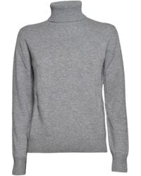 MC2 Saint Barth - Roll-Neck Knitted Sweater - Lyst