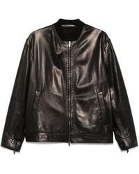 Salvatore Santoro - Leren Bomberjack - Lyst