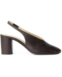 Lemaire - Glove Slingback Pumps 80Mm Heel - Lyst