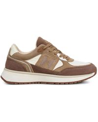 Hackett - Otto Run Monogram-Patch Sneakers - Lyst