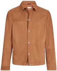 Brunello Cucinelli - Veste En Daim - Lyst