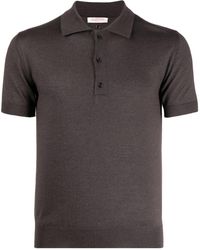 Valentino Garavani - Knitted Short-sleeve Polo Shirt - Lyst
