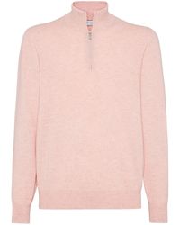 Brunello Cucinelli - Klassischer Kaschmirpullover - Lyst