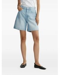 DL1961 - Taylor Faded-Effect High-Waisted Shorts - Lyst