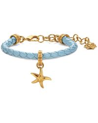 Versace - Starfish-charm Braided Bracelet - Lyst
