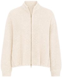 Herno - Sequin-Embellished Ribbed-Knit Bomber Jacket - Lyst