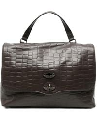 Zanellato - Postina Croc-Effect Leather Tote Bag - Lyst